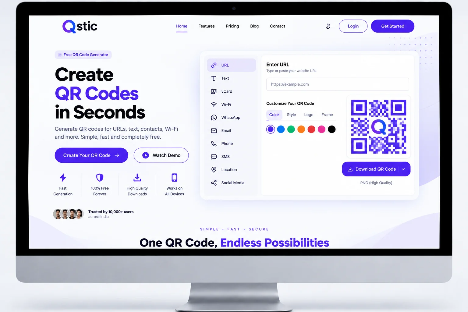 Qstic - Create & Customize QRcode